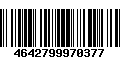 Código de Barras 4642799970377