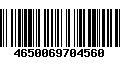 Código de Barras 4650069704560