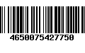 Código de Barras 4650075427750