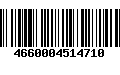 Código de Barras 4660004514710