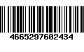 Código de Barras 4665297602434