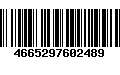 Código de Barras 4665297602489