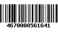 Código de Barras 4670008561641