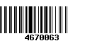 Código de Barras 4670063