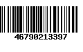 Código de Barras 46790213397