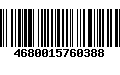 Código de Barras 4680015760388