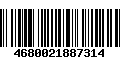 Código de Barras 4680021887314