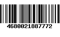 Código de Barras 4680021887772