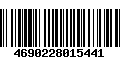 Código de Barras 4690228015441