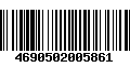 Código de Barras 4690502005861