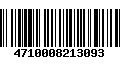 Código de Barras 4710008213093