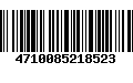 Código de Barras 4710085218523