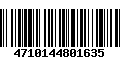 Código de Barras 4710144801635