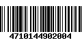 Código de Barras 4710144902004