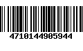 Código de Barras 4710144905944