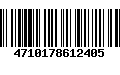 Código de Barras 4710178612405