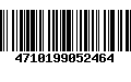 Código de Barras 4710199052464