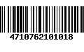 Código de Barras 4710762101018