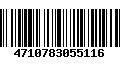 Código de Barras 4710783055116