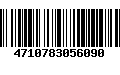 Código de Barras 4710783056090