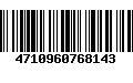 Código de Barras 4710960768143