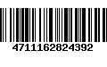 Código de Barras 4711162824392