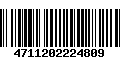 Código de Barras 4711202224809