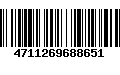 Código de Barras 4711269688651