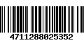 Código de Barras 4711288025352