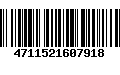 Código de Barras 4711521607918