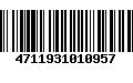 Código de Barras 4711931010957