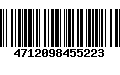 Código de Barras 4712098455223