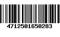 Código de Barras 4712501650283