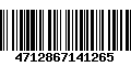 Código de Barras 4712867141265