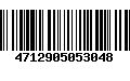 Código de Barras 4712905053048