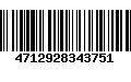 Código de Barras 4712928343751