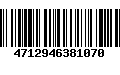 Código de Barras 4712946381070