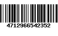 Código de Barras 4712966542352