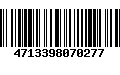 Código de Barras 4713398070277