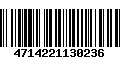 Código de Barras 4714221130236