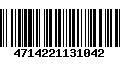 Código de Barras 4714221131042