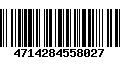 Código de Barras 4714284558027