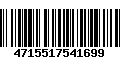 Código de Barras 4715517541699