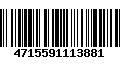 Código de Barras 4715591113881