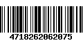 Código de Barras 4718262062075