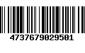 Código de Barras 4737679029501