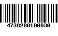 Código de Barras 4738280100030