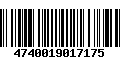 Código de Barras 4740019017175