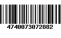 Código de Barras 4740073072882