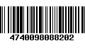 Código de Barras 4740098088202